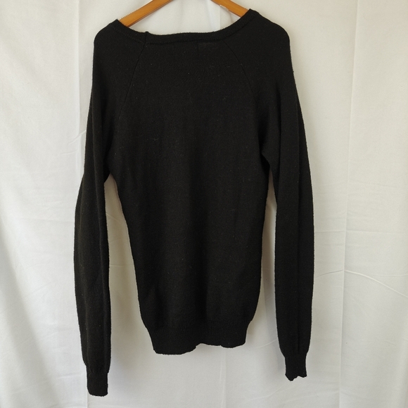 METALLICA Ugly Christmas Sweater Skull Wool Blend Black Size Small Men's - Picture 5 of 6